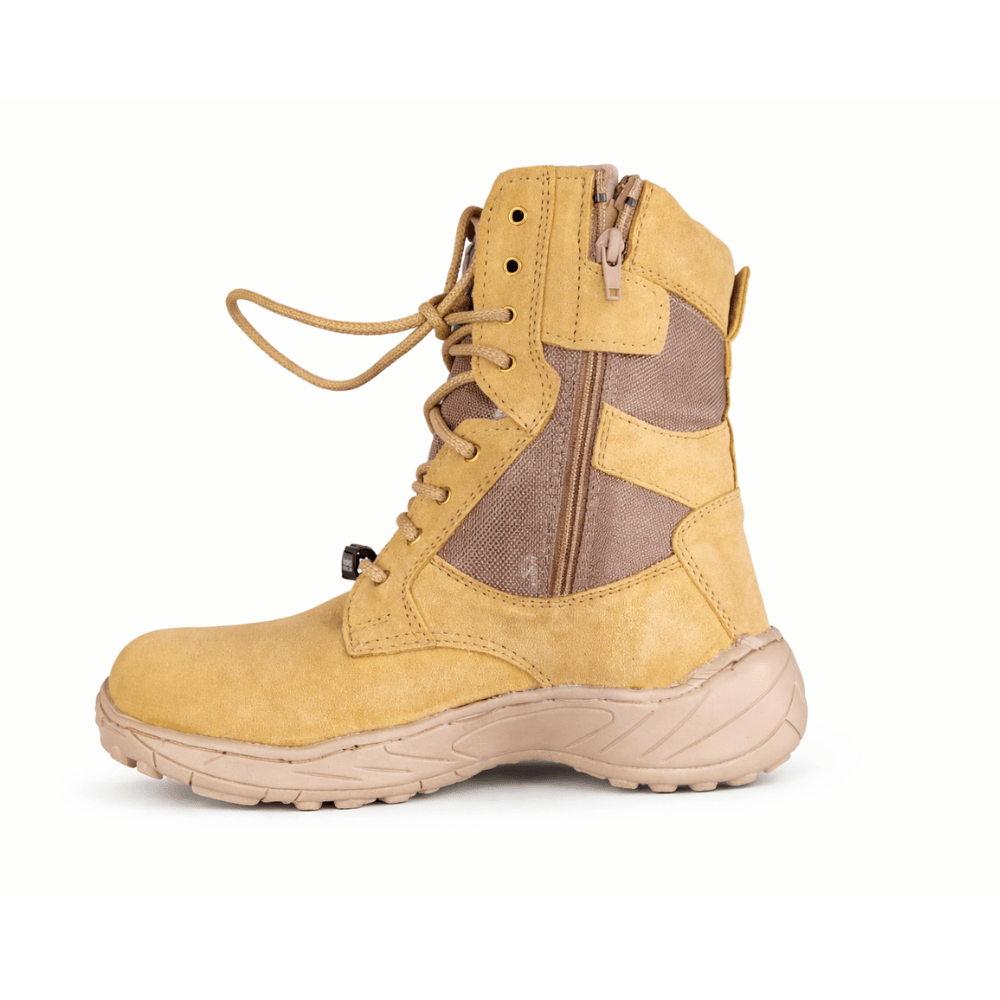 Army Camel Shoes – Tan High-Ankle Boots - Image 4