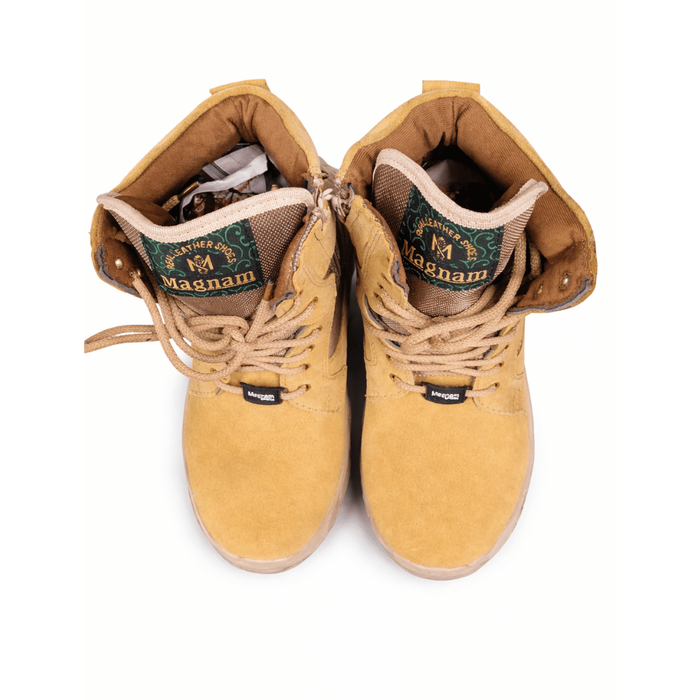 Army Camel Shoes – Tan High-Ankle Boots - Image 3