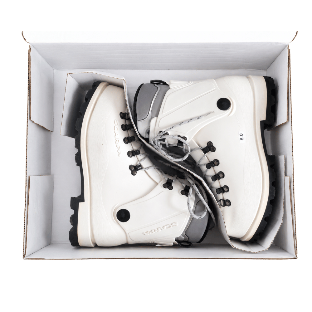 SCARPA White Expedition Boot - Plastic Shell Mountaineering Boot - Image 2