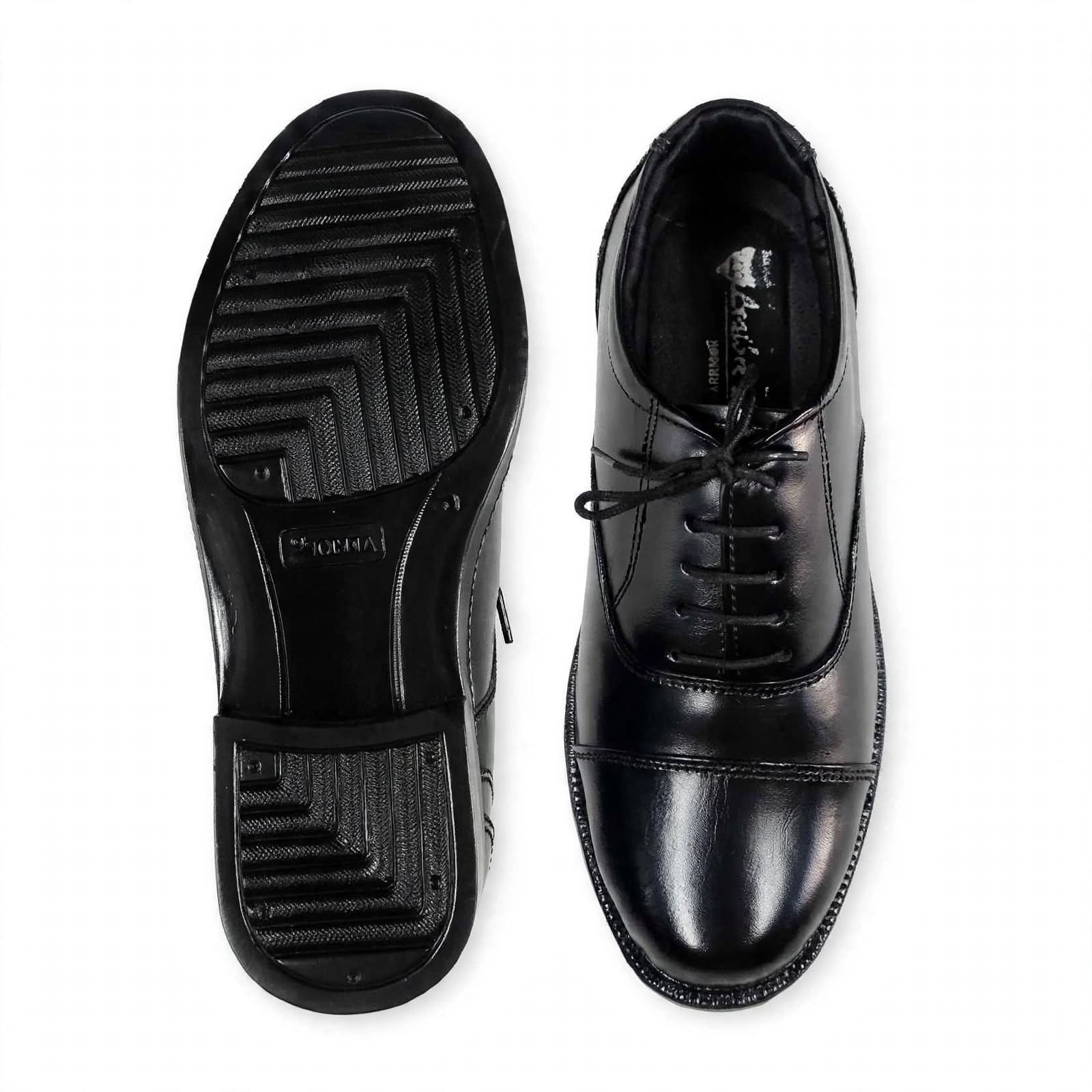Men's Black Formal Oxford Shoes - Image 3