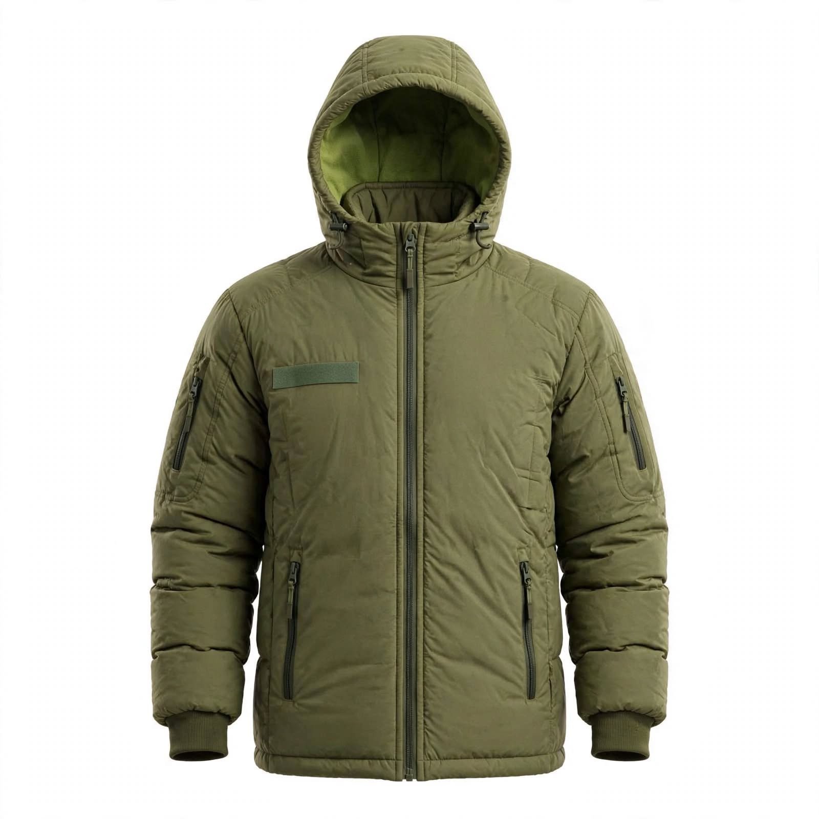 Kumar's Mens Olive Green Army Winter Parka Jacket