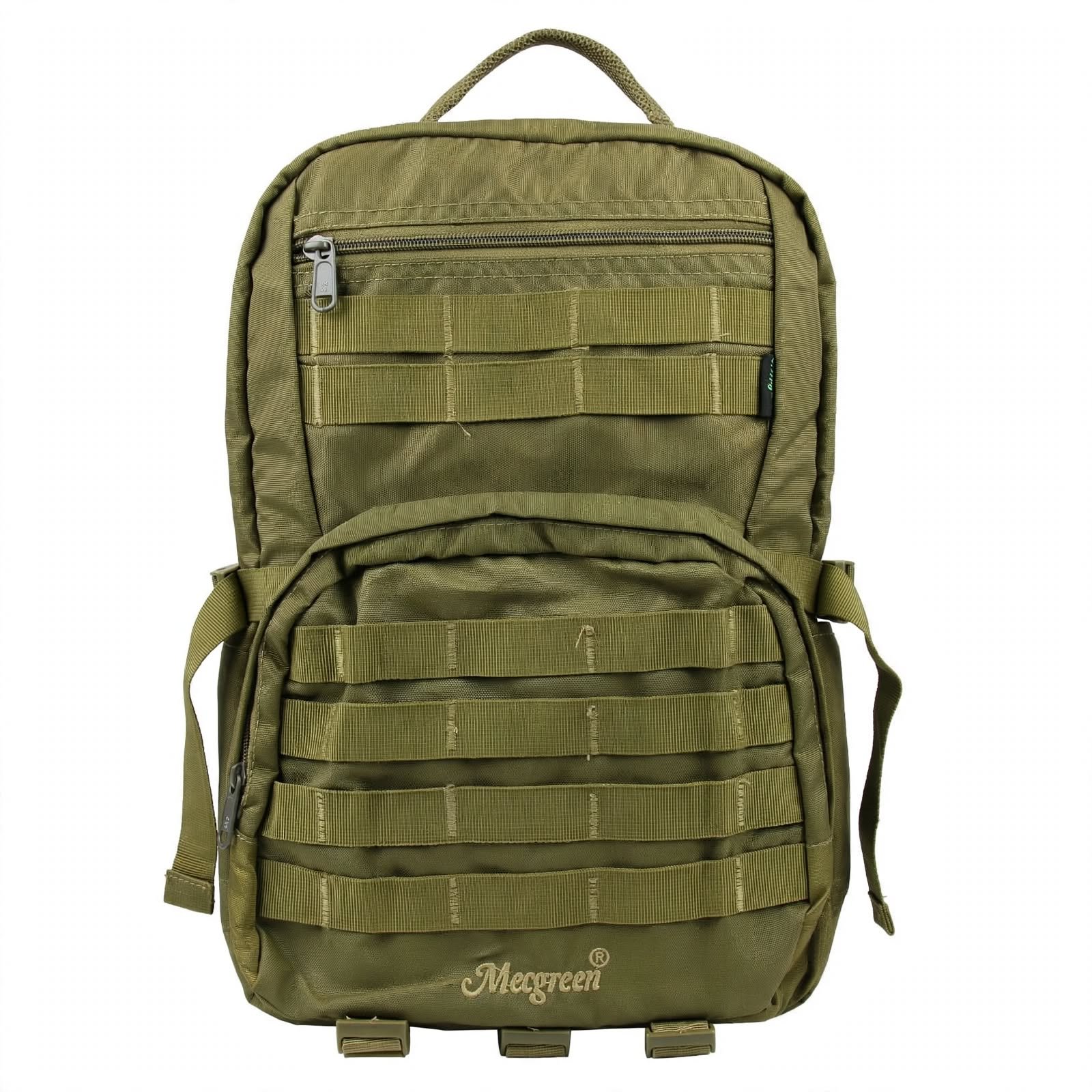 Mecgreen Tactical Army Backpack 30L | Olive Green Military Backpack