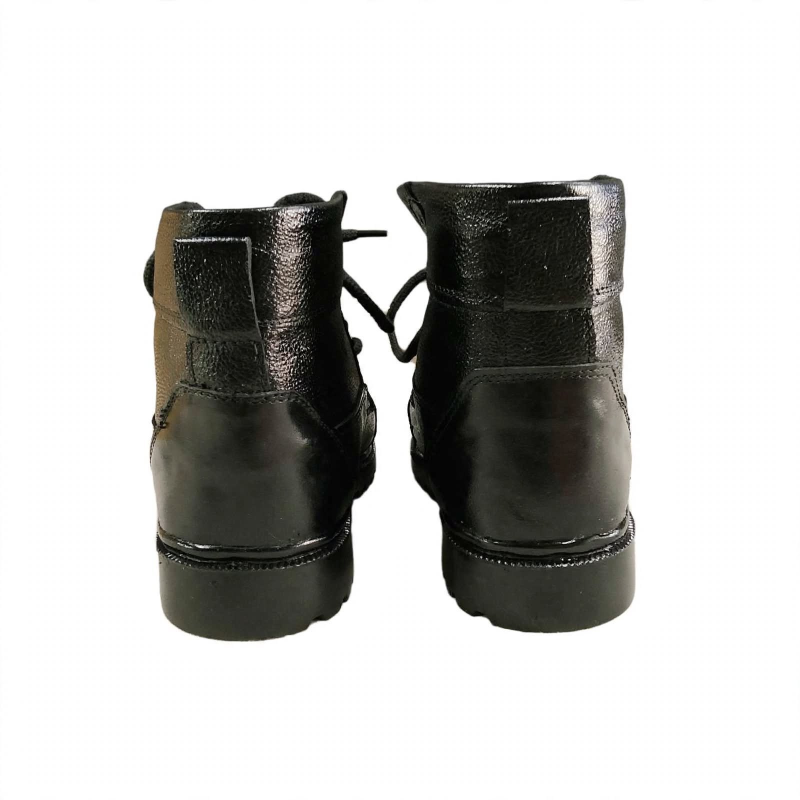 Para Commando Black Leather Army Boots - NCC Drill Shoes - Image 3