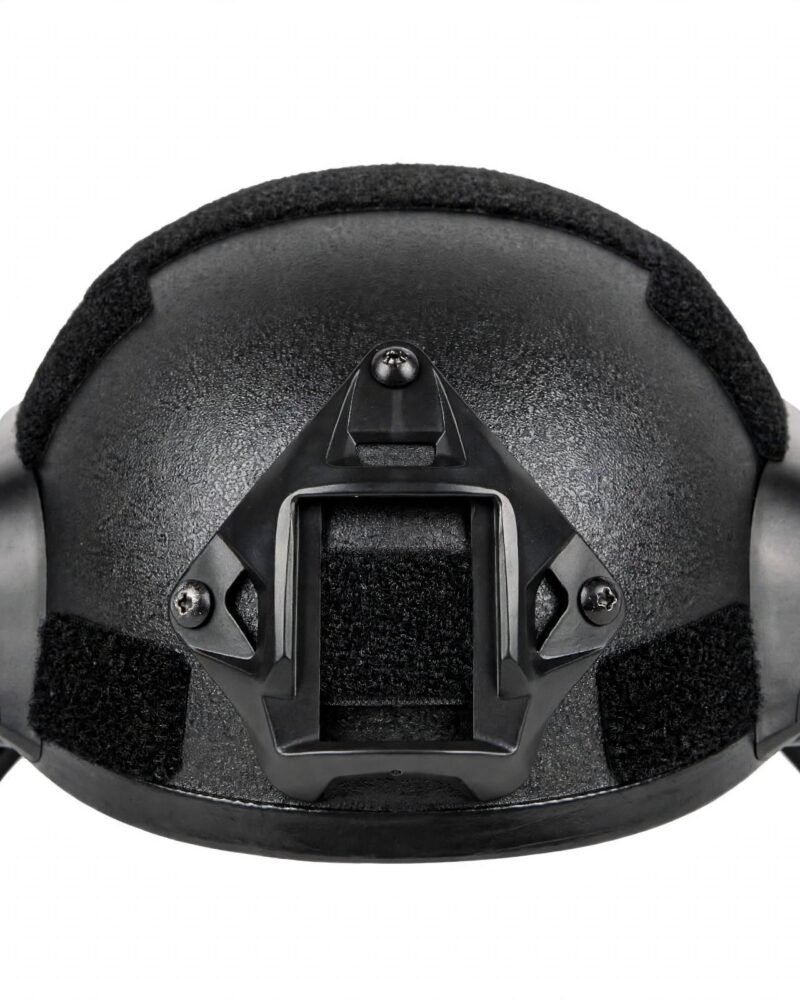 Black Tactical Helmet FAST MICH Style with NVG Mount & ARC Rails
