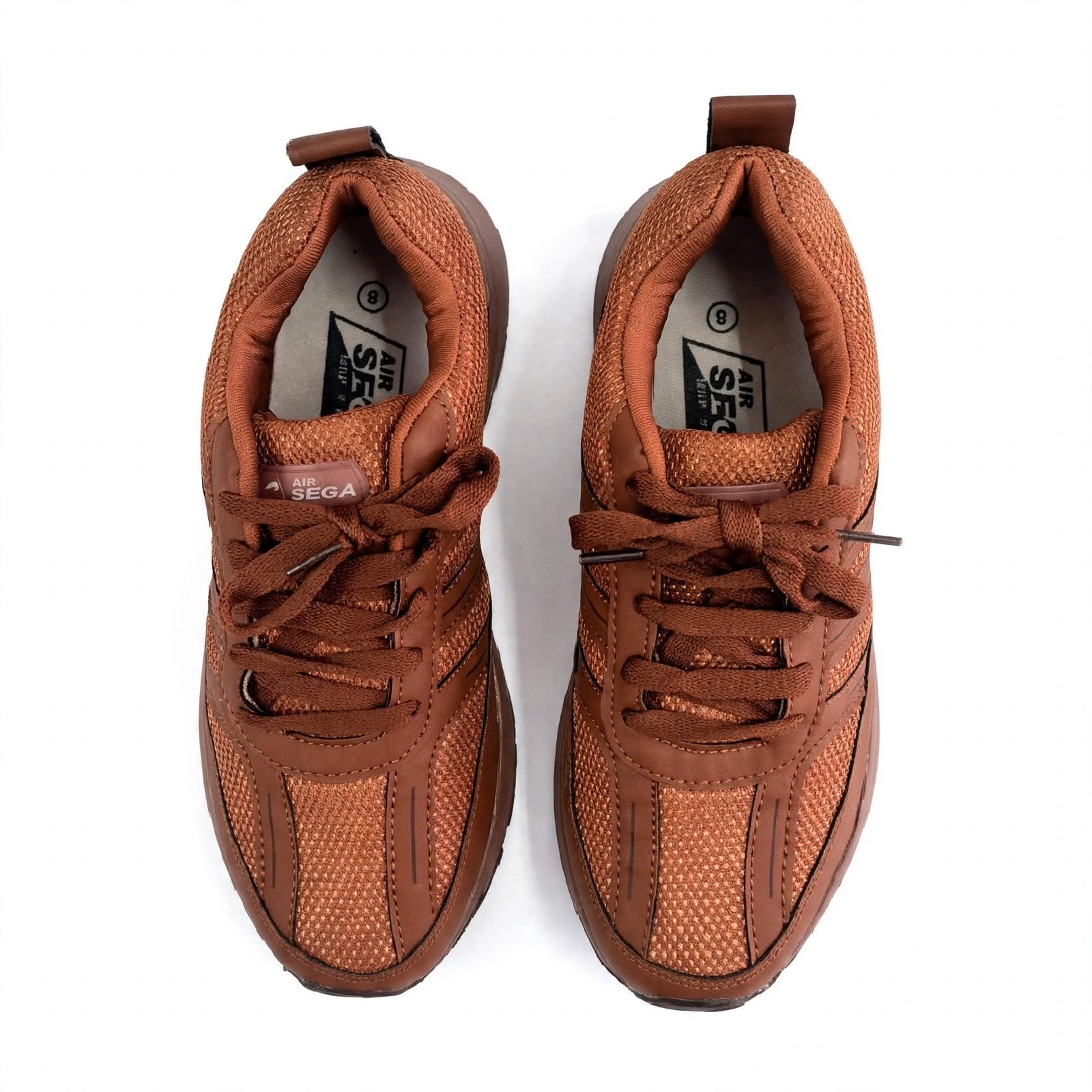Air Sega Men's Running Shoes Brown - Image 2